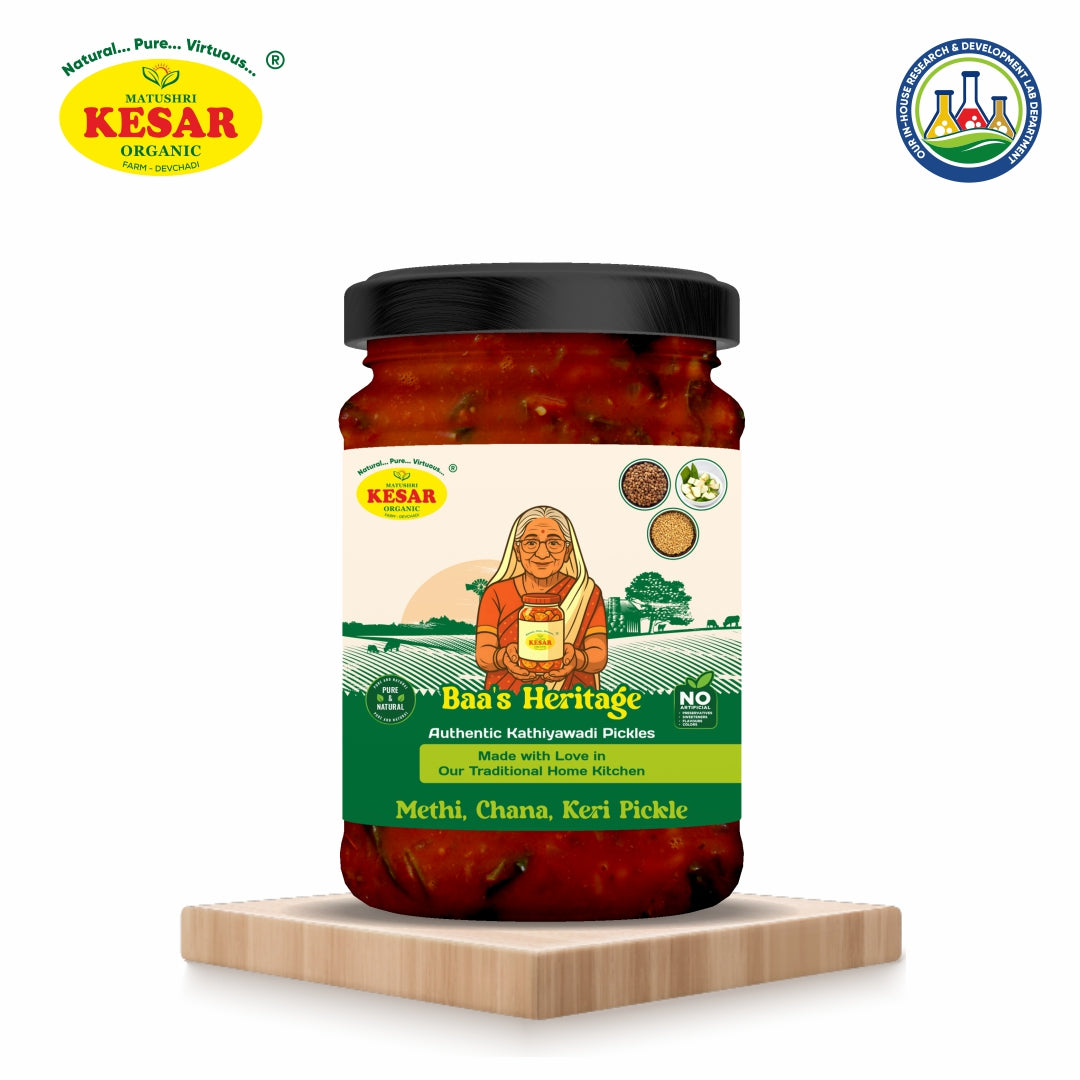 Methi, Chana, Keri Pickle