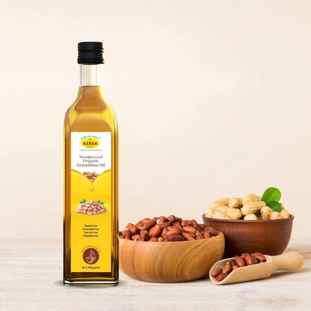 Woodpress - Groundnut Oil - 1 Litre