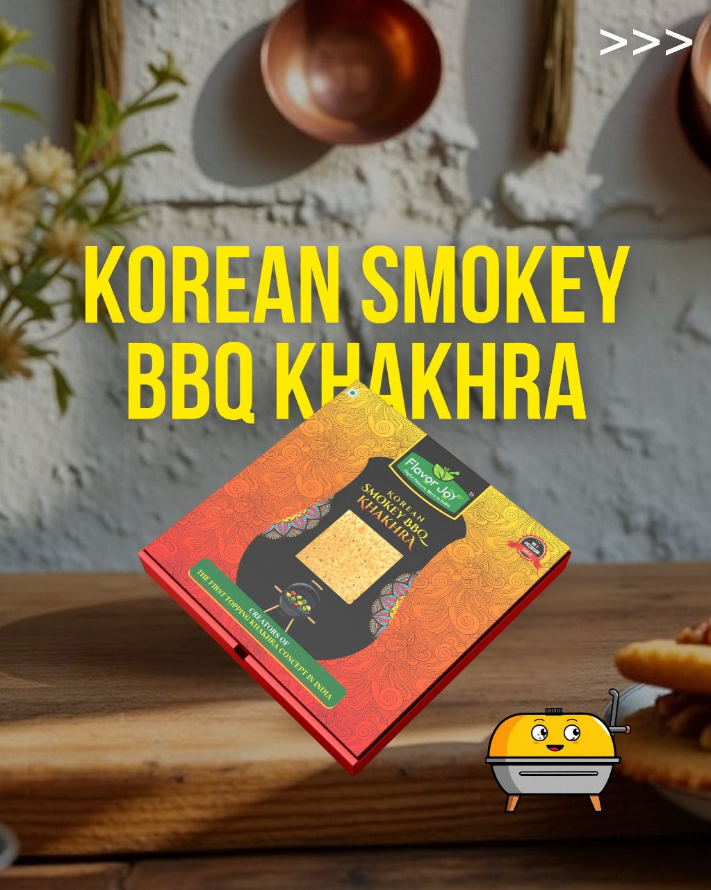 Korean Smokey BBQ Khakhra
