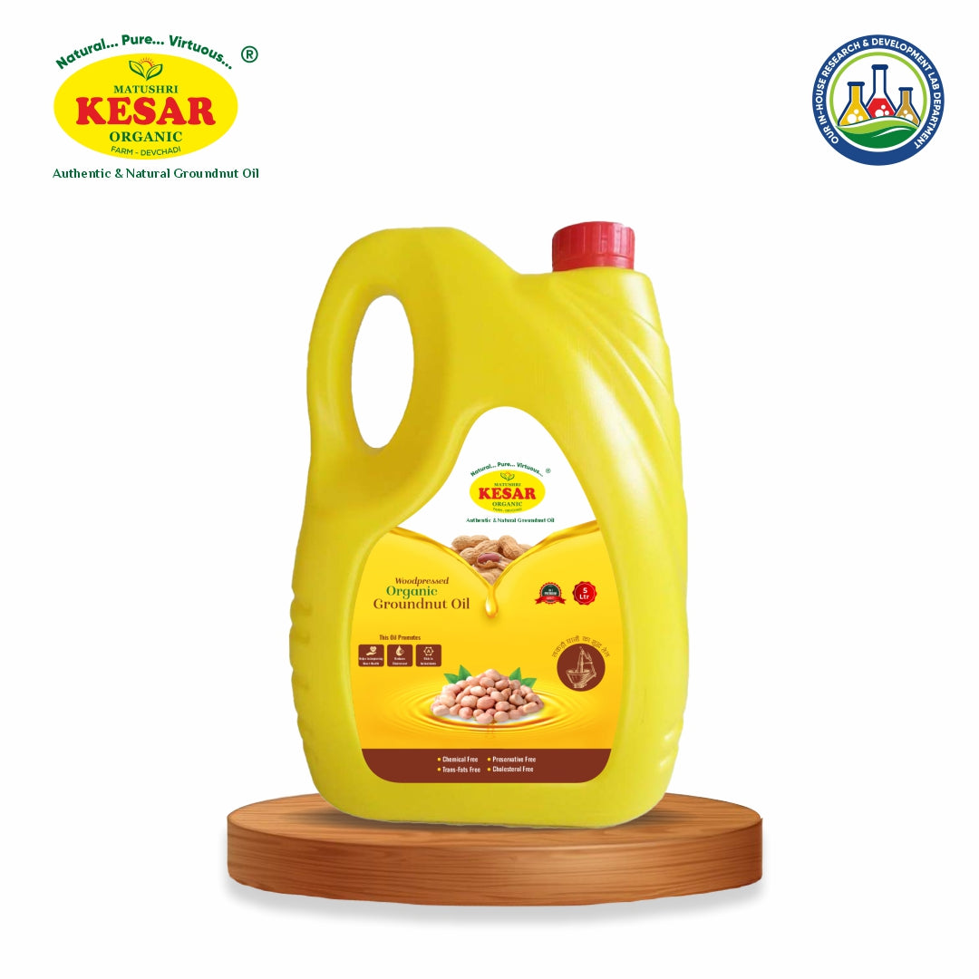 Woodpress - Groundnut Oil - 5 Kg