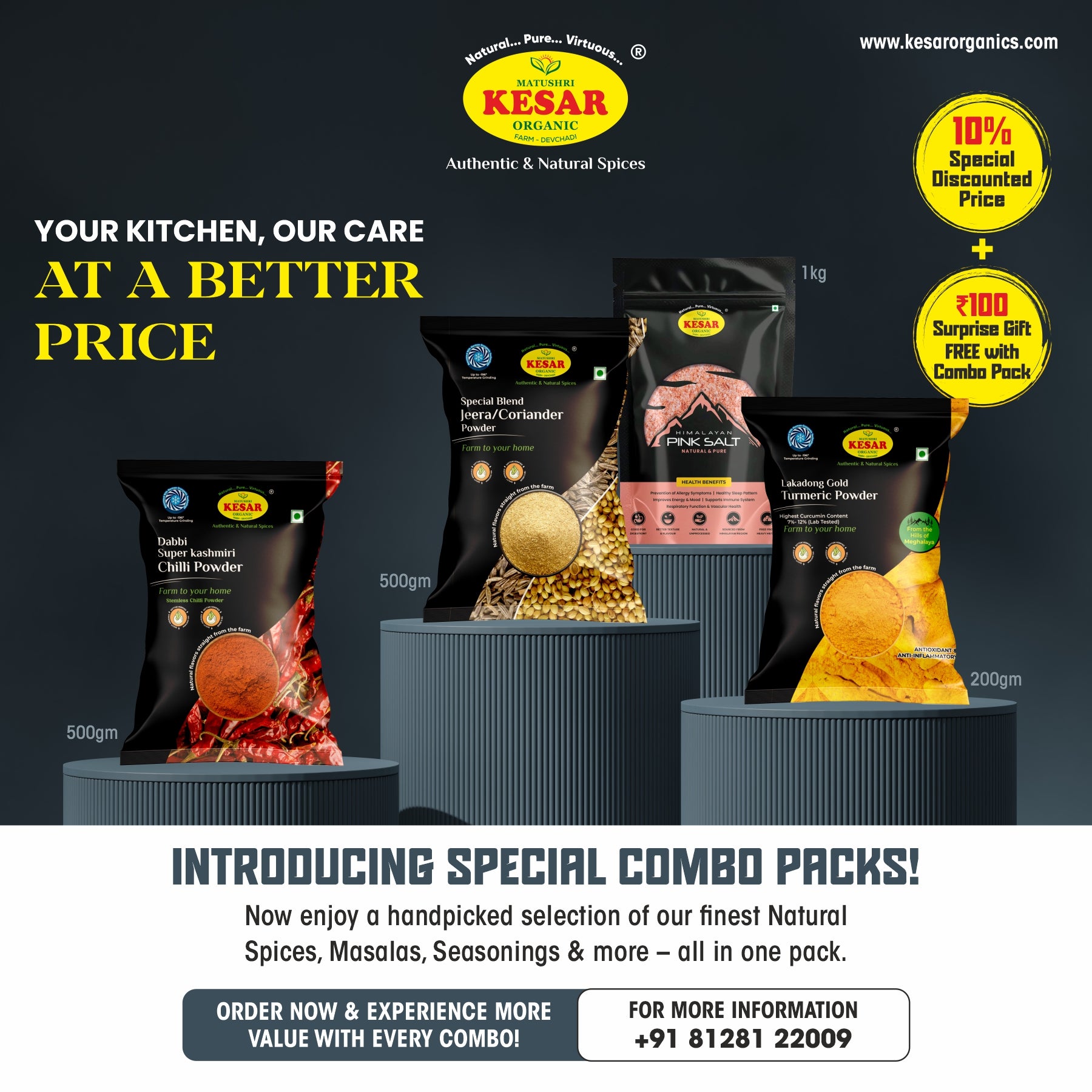 Premium Wellness Spice Combo