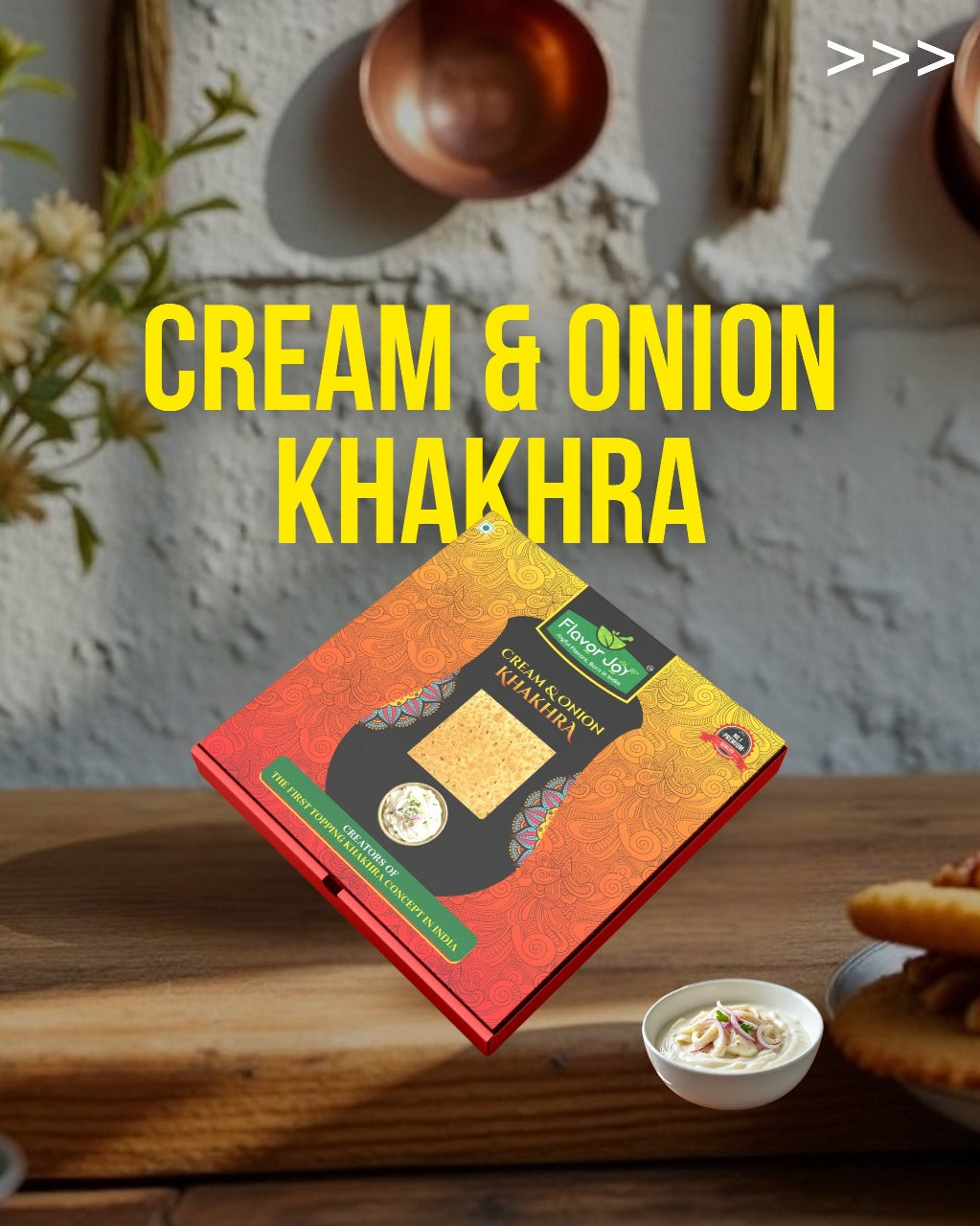 Cream & Onion Khakhra