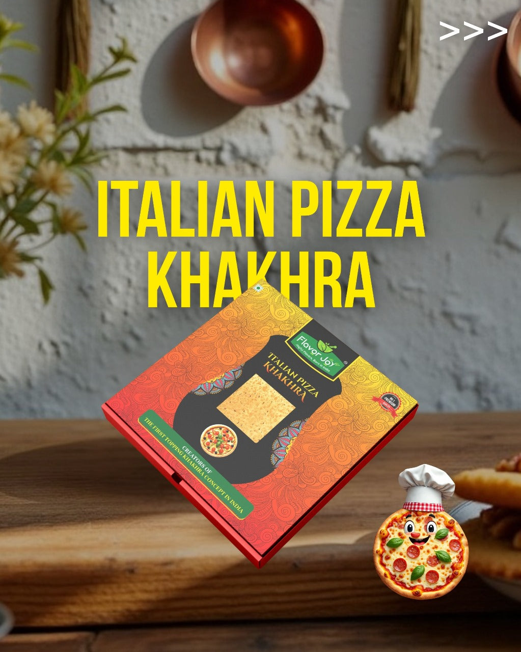 Italian Pizza Khakhra